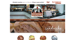 Desktop Screenshot of estadaolanches.com.br