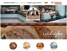 Tablet Screenshot of estadaolanches.com.br